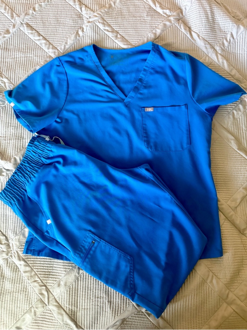 Figs Women’s Scrub Set in Royal Blue - XXL/XXL Tall